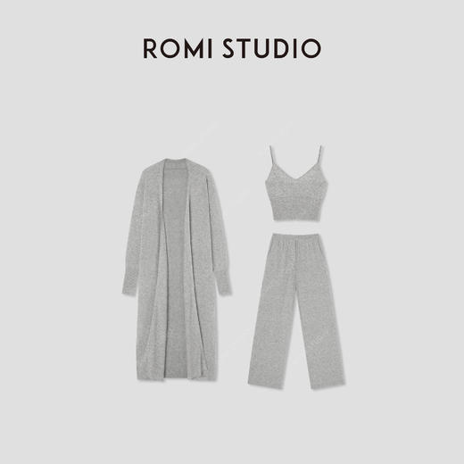ROMI STUDIO“松弛随性”山羊绒绵羊毛混纺宽松针织裤 RWCSXT1828【现货】 商品图2