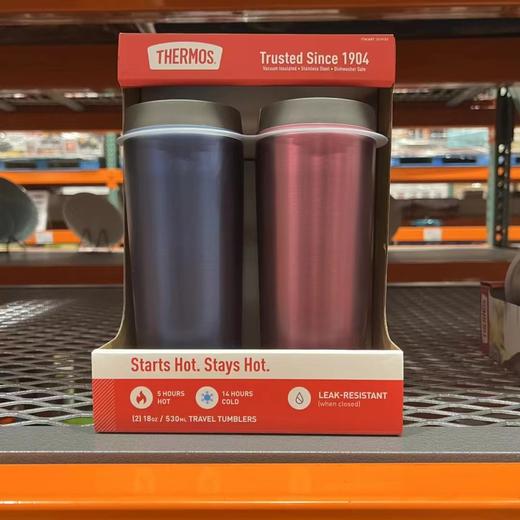 到手价199元 Thermos不锈钢真空杯530ml*2个装 不锈钢材质，经久耐用 美国代购，无中文标签，介意慎拍 商品图1