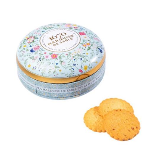 La Sablesienne焦糖味饼干花晨月夕圆礼罐175g 商品图0