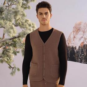 【角鲨烷润肤3A抗菌】SCHIESSER德国舒雅男士双面保暖加厚背心560g35/25908V