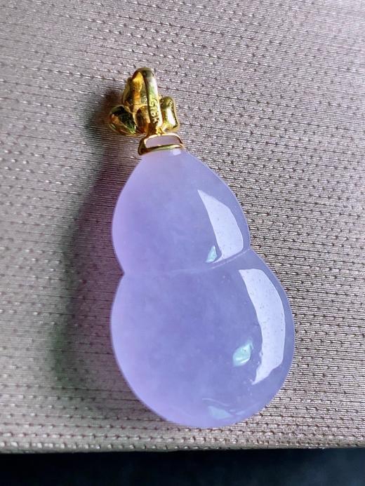 紫罗兰翡翠吊坠 商品图3