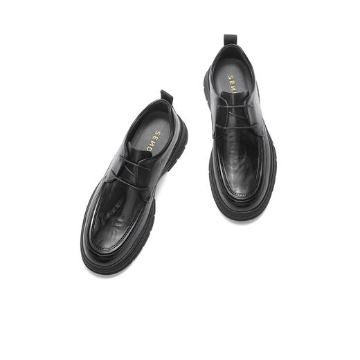 【云粉节】BF楼森达休闲皮鞋2025冬季新款牛皮商务休闲鞋1ZE01吊牌价1099活动价639 商品图2