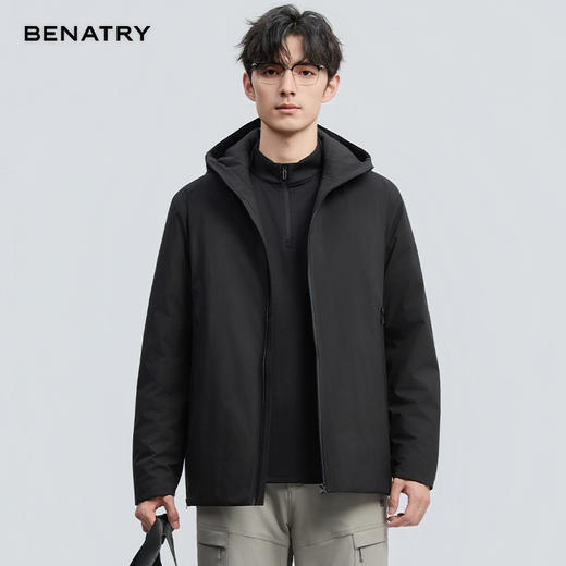 贝纳川冬季新品连帽冲锋衣羽绒服ECF405251 商品图3