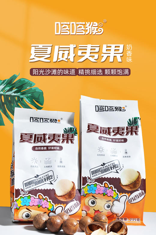 奶香夏威夷果235g 商品图0