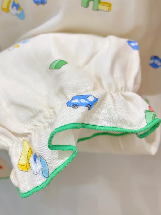 松植屋女童纱布长袖套装 成人儿童亲子款全棉双层纱面料睡衣家居服透气吸汗 商品图4