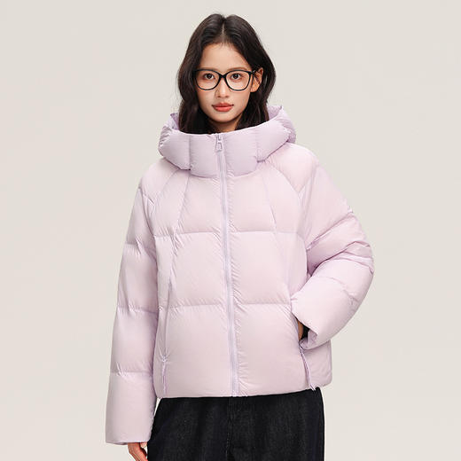 2025冬新款短款羽绒服女冬小个子泡芙蓬松简约通勤1051【个调羽绒服专场】 商品图3