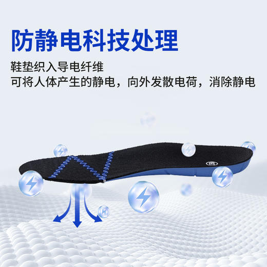 蓝鸥盾运动系列不防砸不防刺防静电款式实心底耐磨新款 商品图6