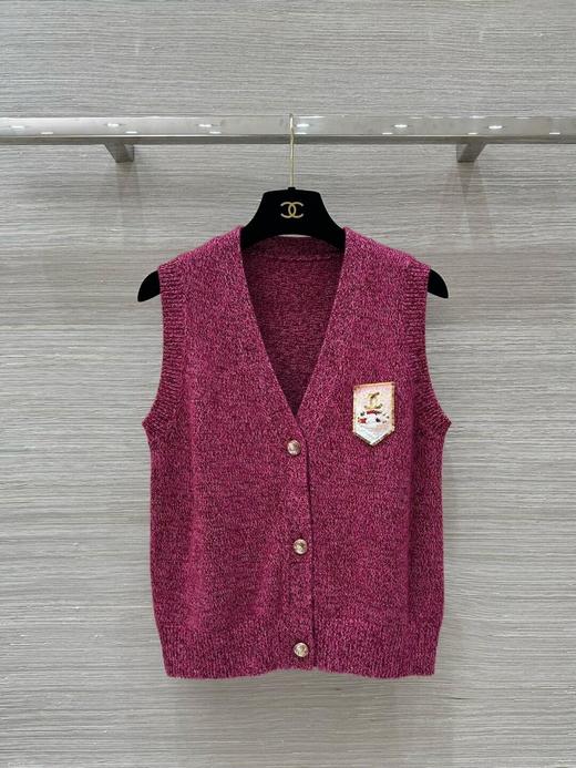 GY06-香奈儿 24A 针织V领开衫马甲（LS*MM）-10.14直播款 商品图2