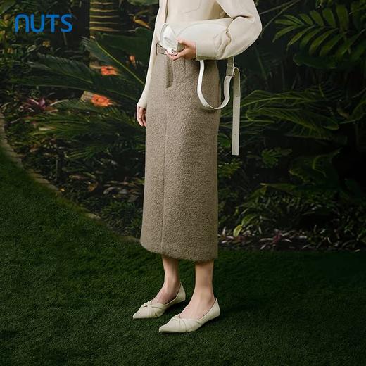 NUTS春秋季新款小香风气质高腰显瘦直筒长款半身裙女411061445 商品图1