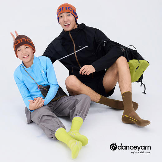 danceyarn 美丽奴羊毛针织冷帽logo款亲肤保暖吸湿排汗尺寸可选 商品图6