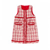 笛莎Deesha 童装女童连衣裙2025冬新款小香风珍珠纽扣精致优雅背心连衣裙 商品缩略图4