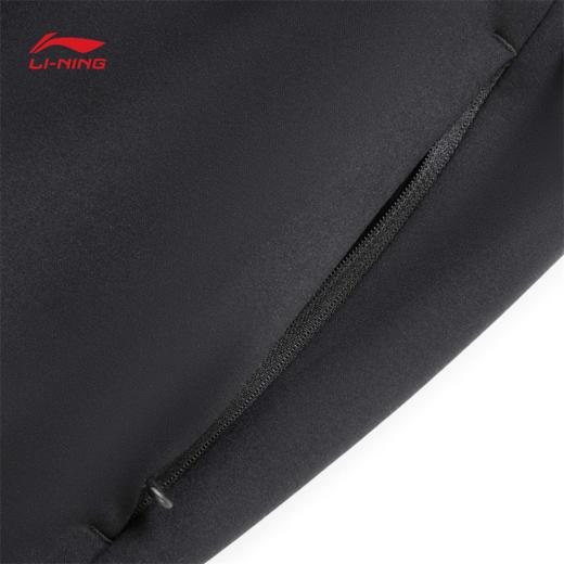 李宁男子直筒加绒保暖针织运动裤AKLV835 商品图7