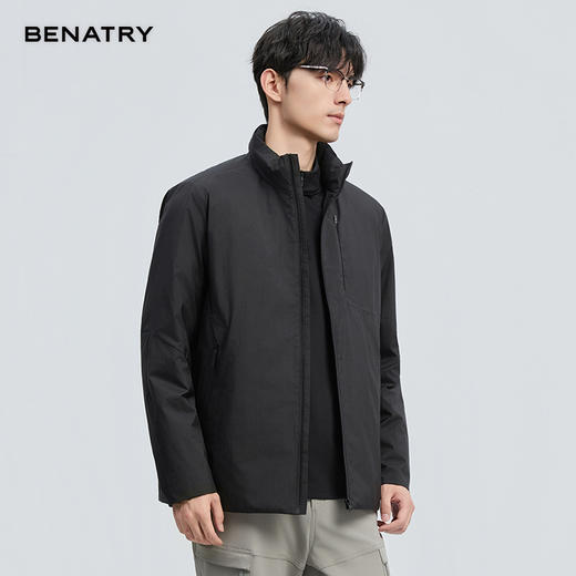 贝纳川冬季新品立领轻薄羽绒服ECF405230 商品图5