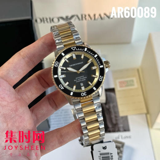 原单阿玛尼AR60089 钢带男士机械腕表 商品图0