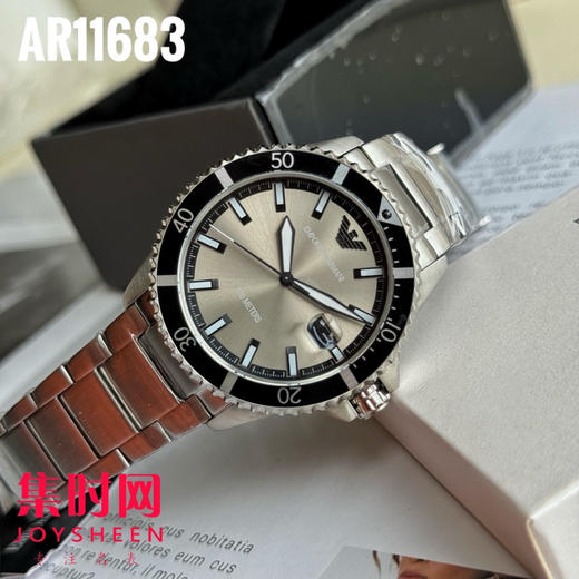 原单阿玛尼AR11683 水泥灰 灰盘 男士腕表
机芯：原装进口石英机芯 商品图3