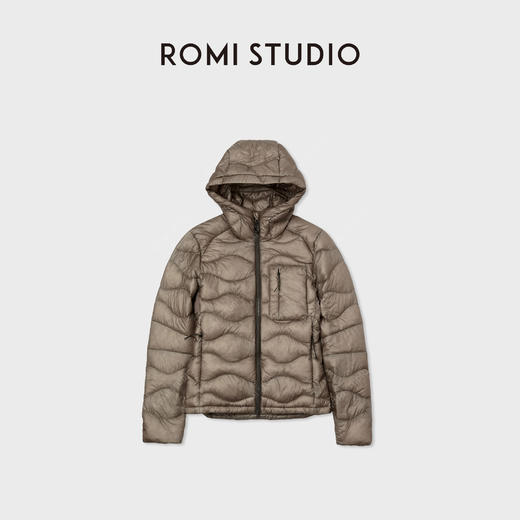 ROMI STUDIO 进口波兰科鲁达95白鹅绒可收纳羽绒外套 RWCWWG6417 商品图0