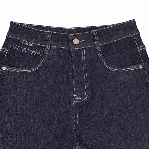 半身缘女裤 秋季简洁复古丹宁色直筒牛仔裤253202U10120003 商品图2