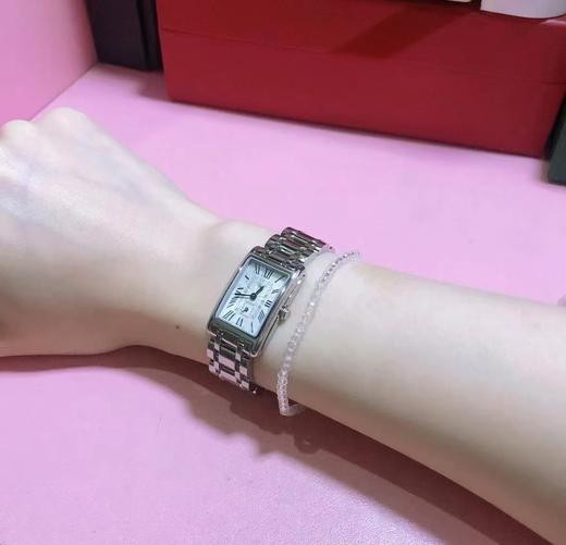 D101416新款方形系列复古放射波纹表盘女士时尚石英机芯手表 商品图3