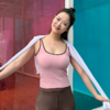 壁虎瑜伽【2510SY425】罗纹莱卡带胸垫背心（一体式胸垫）【5天发货】 商品缩略图3