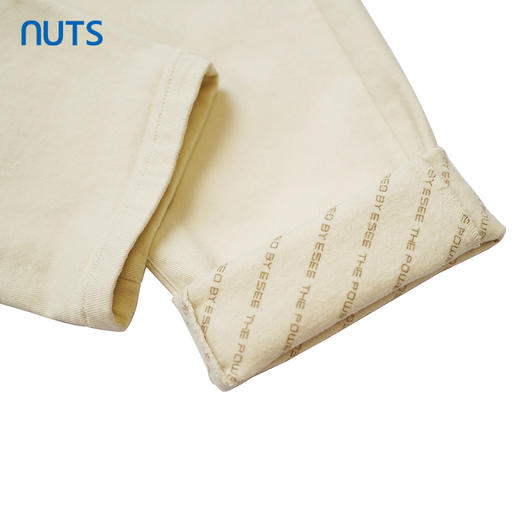 NUTS商场同款秋冬季米色简约时尚直筒宽松百搭休闲长裤女341072269 商品图4