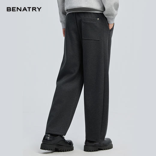 贝纳川冬季新品羊毛弯刀裤ECF332003 商品图7