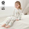 小猪大卫秋冬纯棉高腰护肚套装男女童家居服80-110 商品缩略图1