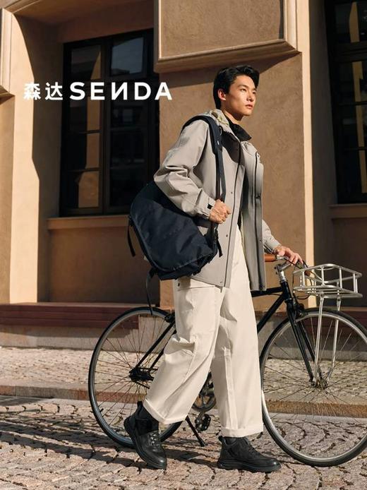 【云粉节】BF楼森达高帮鞋2025冬季新款厚底工装休闲板鞋1ZK01吊牌价1059活动价499 商品图3