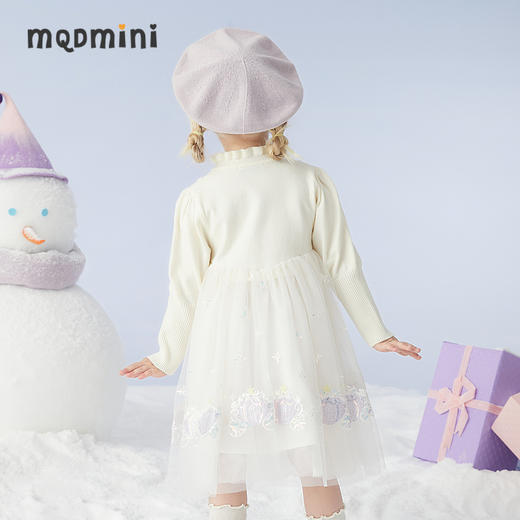 【秒】【特】【MQD】【专柜同款】童装女小童冬季新款长袖连衣裙网纱儿童裙子 商品图2