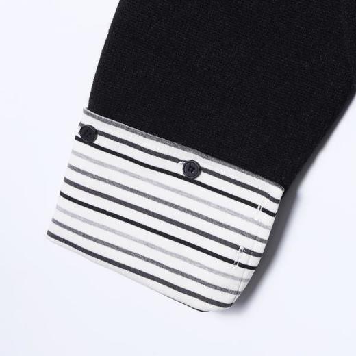 28864SDSA男士秋冬新款痞帅男装韩版拼接撞色开衫纽扣毛衣外套针织衫 商品图4