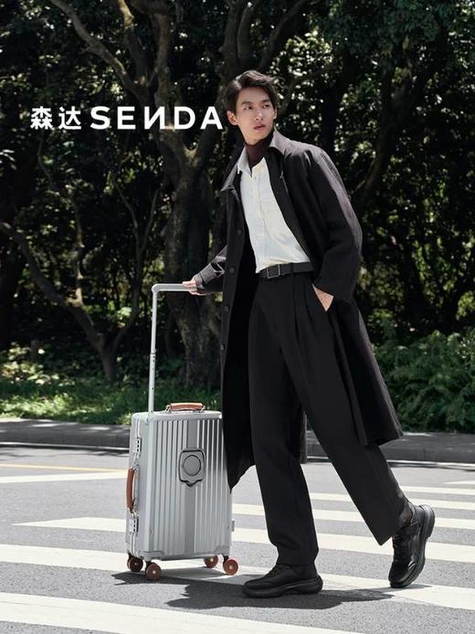 【云粉节】BF楼 森达商务健步鞋2025冬季新款厚底圆头运动休闲鞋1ZP01吊牌价1199活动价599 商品图2