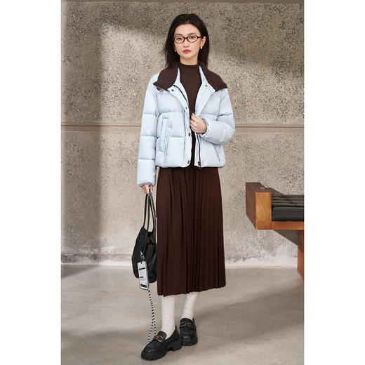 剩L/XL 海盐可露丽 超好看的羽绒服 小个子韩版 米思阳2025冬季新款时尚加厚外套羽绒4590 商品图4