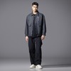 PINLI品立2025秋季新款宽松翻领落肩复古高街PU皮衣茄克外套男潮GD253104096 商品缩略图4