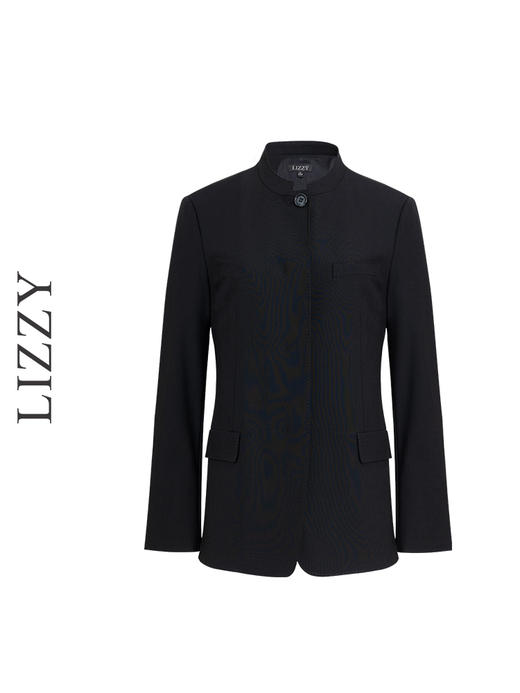 LIZZY早秋知性气质优雅干练名媛气场商务立领西装外套8147 商品图5