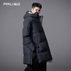 PINLI品立2025秋冬新款宽松连帽长款棉衣外套男潮牌休闲百搭棉服GD253105101 商品缩略图2