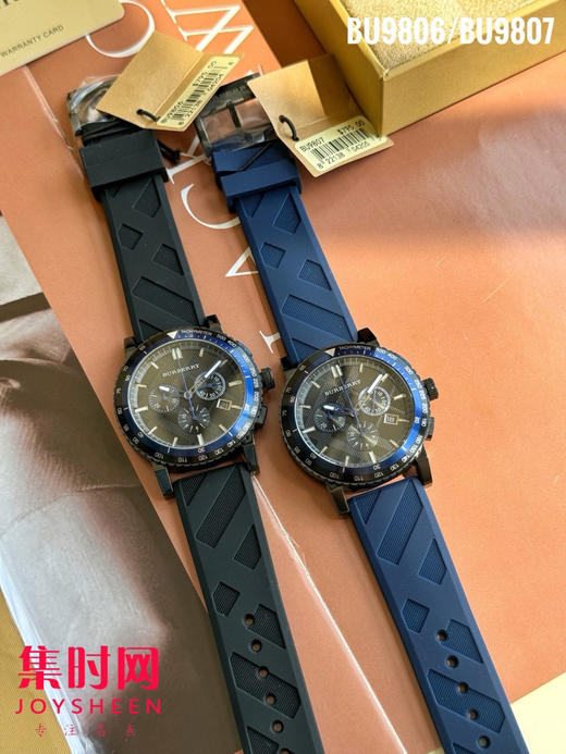 原单巴宝莉BU9806 蓝黑武士 男士腕表
机芯：原装进口石英机芯 商品图8