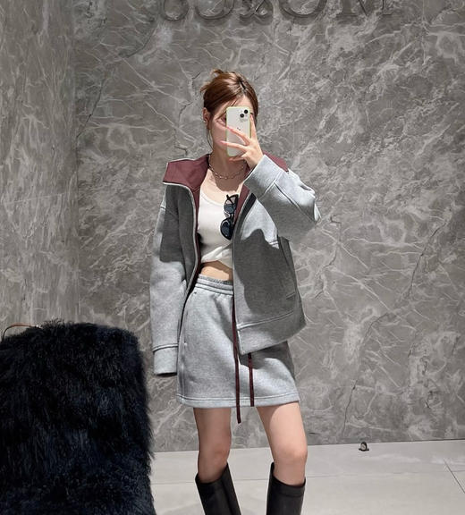 纯原Moco轻暖空气棉连帽夹克外套101406 商品图7