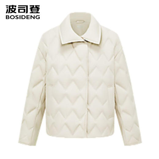 波司登羽绒服女25秋季新款翻领商务亲肤舒适鹅绒短外套B250134114 商品图2