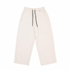 半身缘女裤 秋季腰头抽绳清爽百搭锥形休闲裤253102U30320042