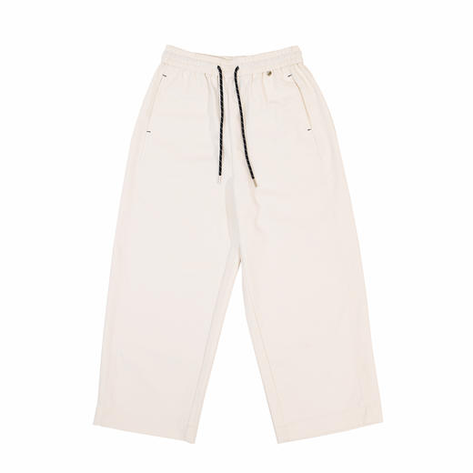 半身缘女裤 秋季腰头抽绳清爽百搭锥形休闲裤253102U30320042 商品图0