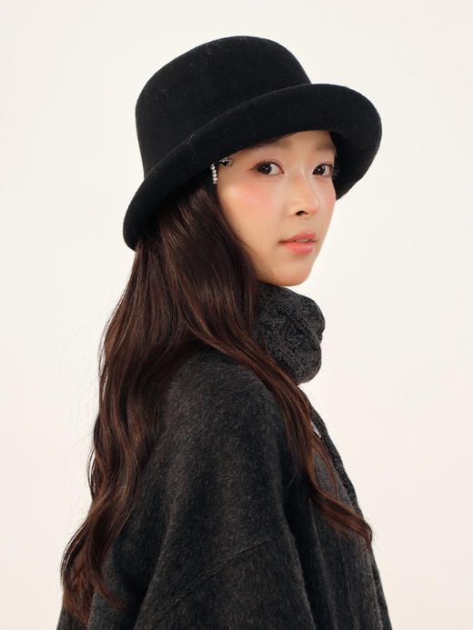 简约羊毛翻边渔夫帽-渔夫帽-纪念日百货门店同款165644269 商品图2