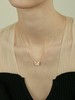 Oflye潮流饰品   925银蝴蝶猫眼石项链女新款轻奢小众配饰秋冬高级感毛衣链项链 商品缩略图0