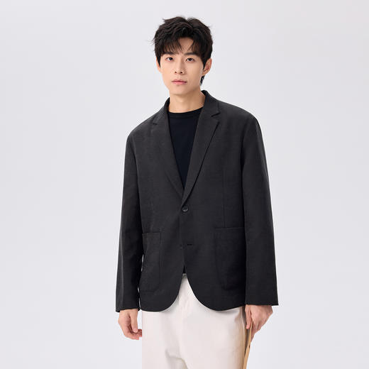 gxg.jeans男装2025秋款男士西服外套男高级感上衣休闲小西装伴郎礼服K&C 商品图3