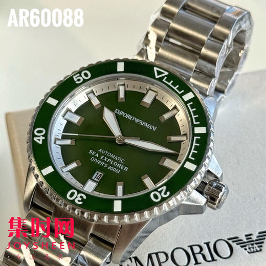 原单阿玛尼AR60088 钢带男士机械腕表 商品图3