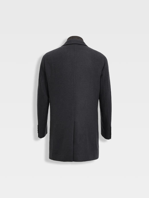 callisto海鸥灰可拆卸羽绒大衣 商品图1