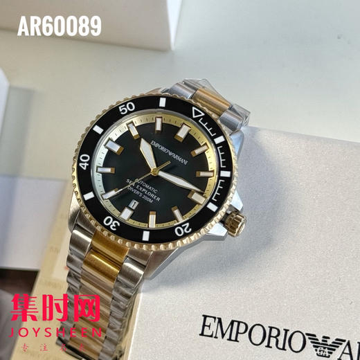 原单阿玛尼AR60089 钢带男士机械腕表 商品图4