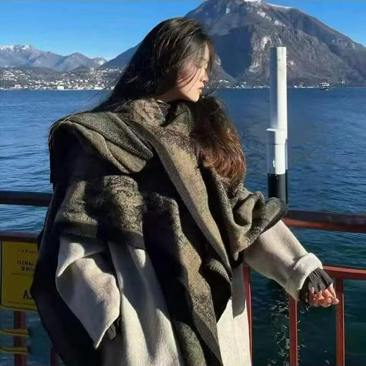 享妍 水墨江南披肩毯  多场景使用 披肩/围巾/盖毯 商品图2