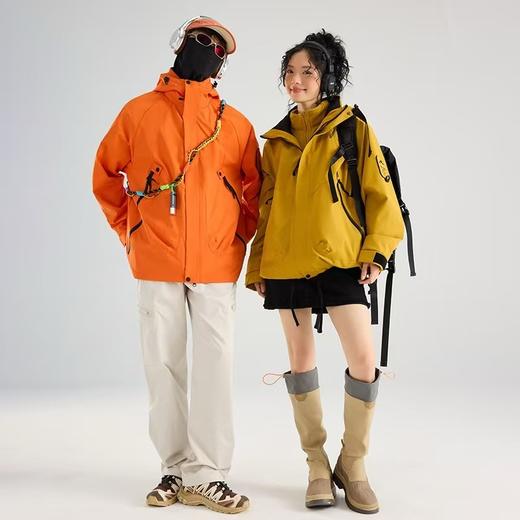 雪山男女同款三合一可拆冲锋衣 商品图4