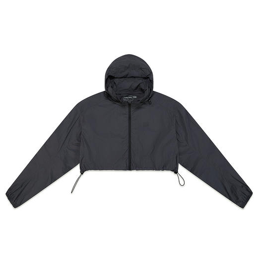 CryingCenter 深灰户外防紫外线轻薄短款连帽防晒外套 哭喊中心 商品图4