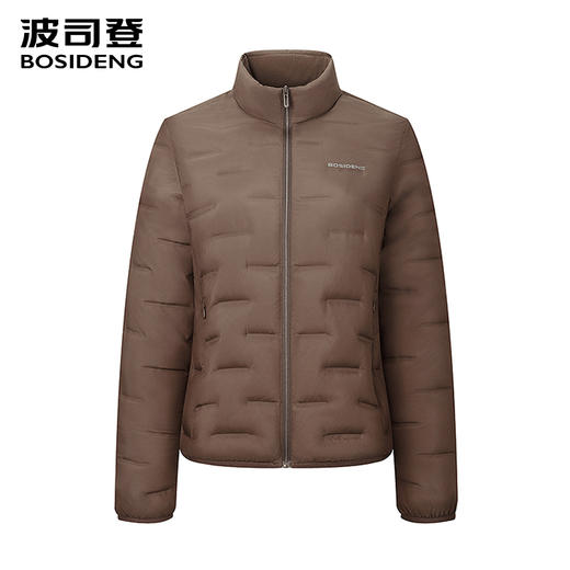 波司登2025秋季新款轻薄羽绒服女短款立领保暖鹅绒服B250131034 商品图3