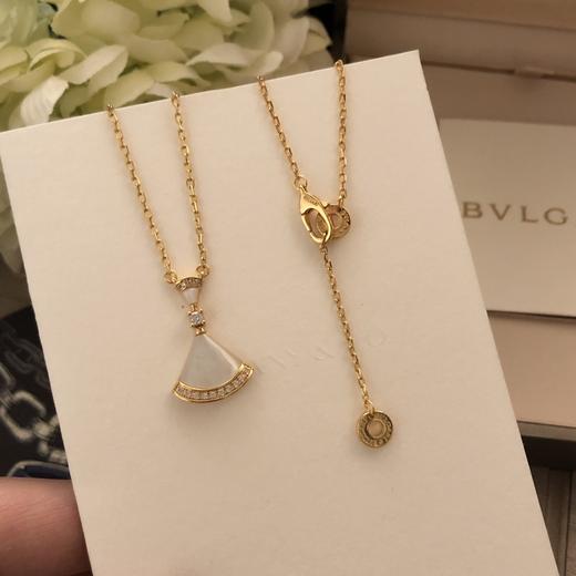 TB57-宝格丽项链 天然白贝母裙子项链（XK）-10.14直播款 商品图5